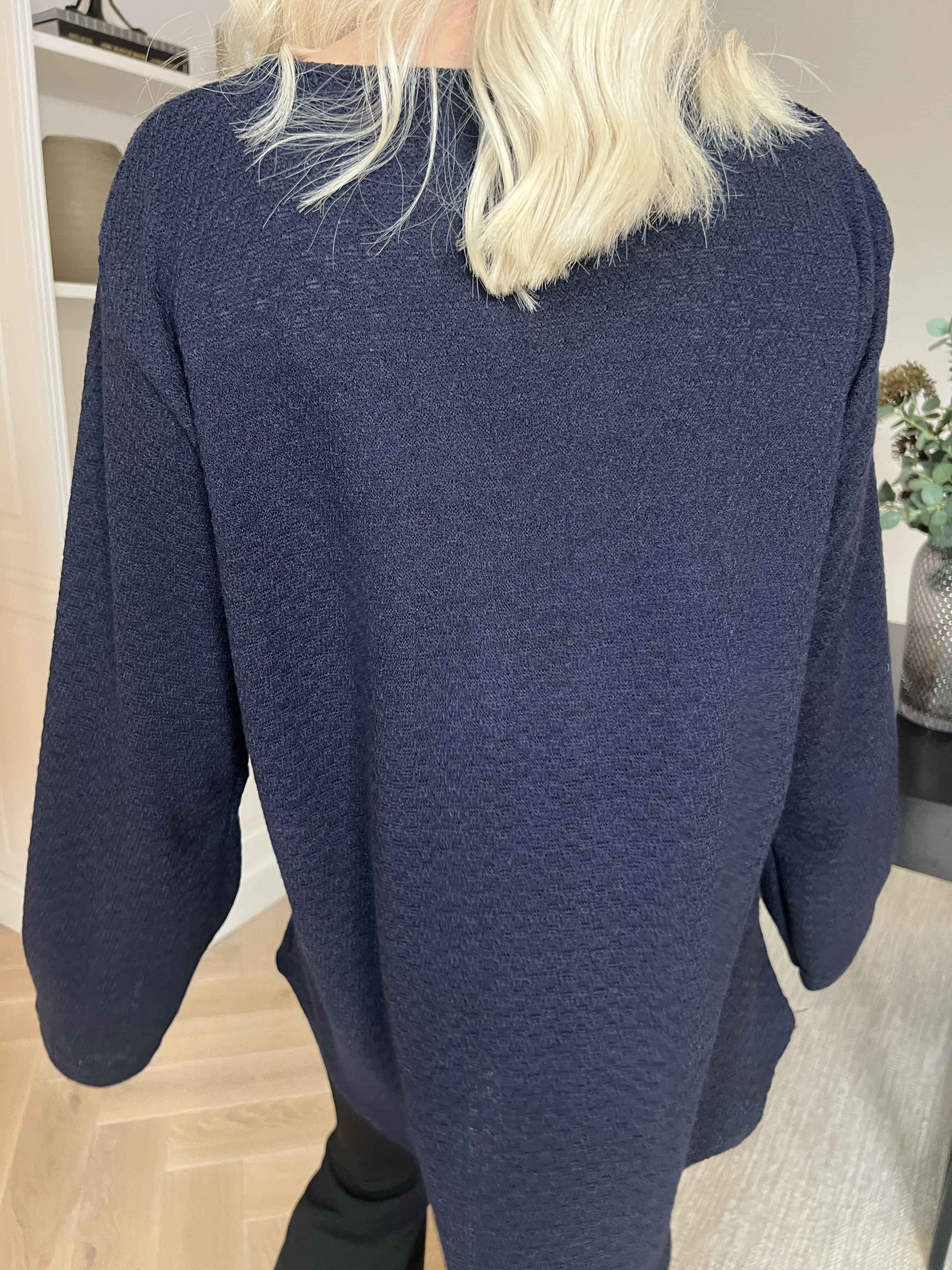 Dido - Simpel tunika i let strik med lynlås